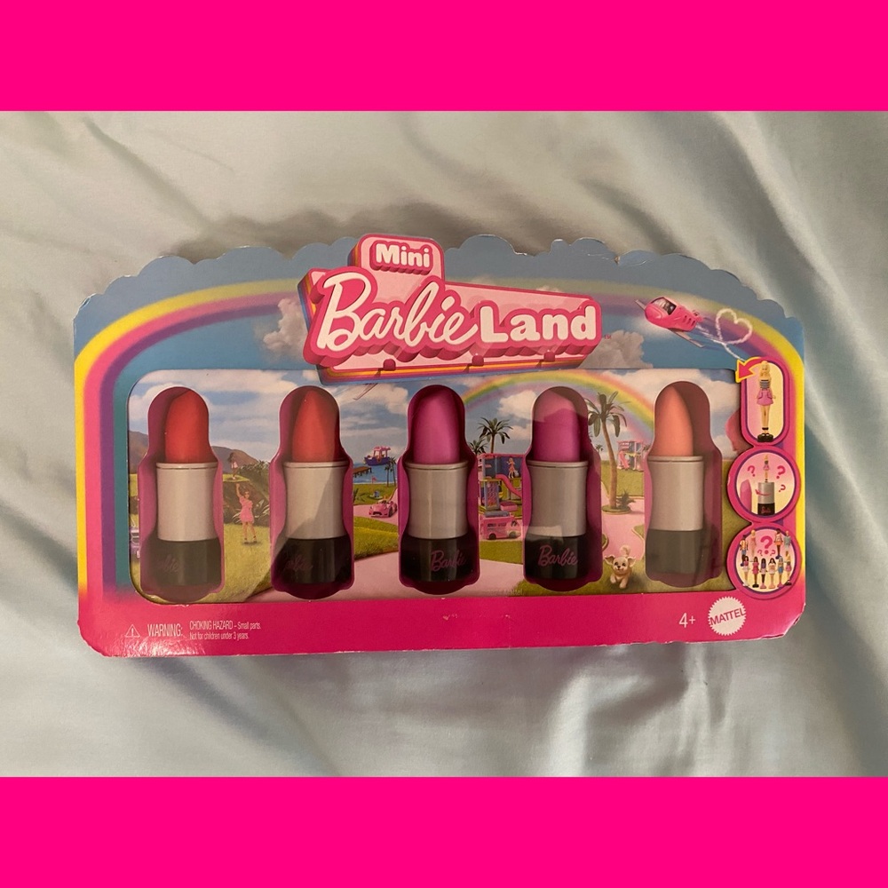 Mini BarbieLand Lipstick Fashionista 5 pack
